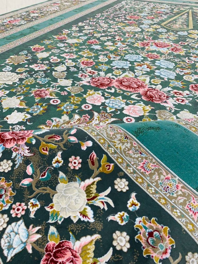 فرش طرح حریر دودی