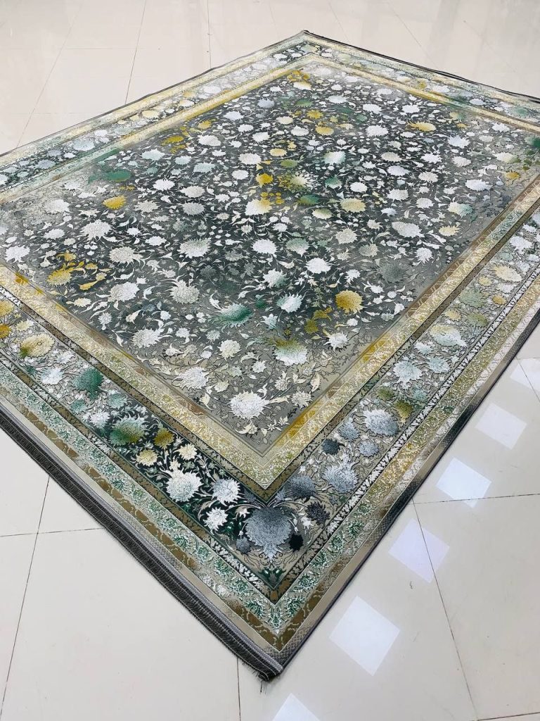 فرش طرح هیوا سفید