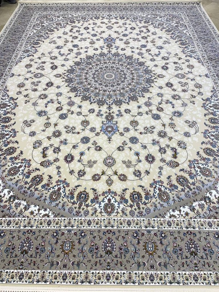 فرش طرح بیتا کرم 1500 شانه