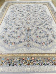 فرش طرح شکوه نقره ای 1500 شانه