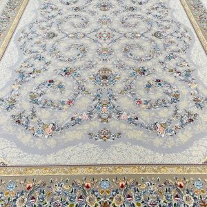 فرش طرح شکوه نقره ای 1500 شانه